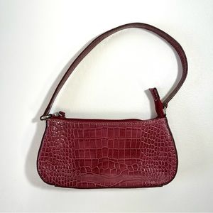 Nine West Faux Alligator Print Shoulder Bag